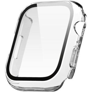 imageelago compatible with Apple Watch 10 Case Screen Protector Clear Shield Full Protection Hard PC  Tempered GlassClear