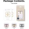 imageelago AirPods 2 Dust Guard Rose Gold 2 Sets DustProof Metal Cover Luxurious Finish Watch Installation Video  Compatible with Apple AirPods 2 Wireless Charging Case US Patent RegisteredGold