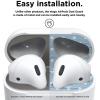 imageelago AirPods 2 Dust Guard Rose Gold 2 Sets DustProof Metal Cover Luxurious Finish Watch Installation Video  Compatible with Apple AirPods 2 Wireless Charging Case US Patent RegisteredDark Grey