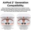 imageelago AirPods 2 Dust Guard Rose Gold 2 Sets DustProof Metal Cover Luxurious Finish Watch Installation Video  Compatible with Apple AirPods 2 Wireless Charging Case US Patent RegisteredRose Gold