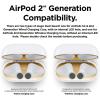 imageelago AirPods 2 Dust Guard Rose Gold 2 Sets DustProof Metal Cover Luxurious Finish Watch Installation Video  Compatible with Apple AirPods 2 Wireless Charging Case US Patent RegisteredGold