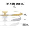 imageelago AirPods 2 Dust Guard Rose Gold 2 Sets DustProof Metal Cover Luxurious Finish Watch Installation Video  Compatible with Apple AirPods 2 Wireless Charging Case US Patent RegisteredGold