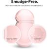 imageelago Compatible with AirPods Pro Case Clear  High Rating TPU Transparent Shockproof Protective Case Cover with Keychain Gel Tape Included Wireless Charging LavenderLovely Pink