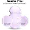imageelago Compatible with AirPods Pro Case Clear  High Rating TPU Transparent Shockproof Protective Case Cover with Keychain Gel Tape Included Wireless Charging LavenderLavender