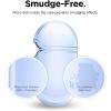 imageelago Compatible with AirPods Pro Case Clear  High Rating TPU Transparent Shockproof Protective Case Cover with Keychain Gel Tape Included Wireless Charging LavenderAqua Blue