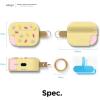 imageelago Ice Cream AirPods Pro Case with Keychain Designed for Apple AirPods Pro Case StrawberryVanilla