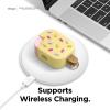 imageelago Ice Cream AirPods Pro Case with Keychain Designed for Apple AirPods Pro Case StrawberryVanilla