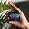 imageelago Leather Case Compatible with AirPods Pro 2 Generation and AirPods Pro Case  Genuine Leather case with Keychain Luxurious Colors Brass Ring Holder Great Protection BrownJean Indigo