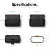 imageelago Leather Case Compatible with AirPods Pro 2 Generation and AirPods Pro Case  Genuine Leather case with Keychain Luxurious Colors Brass Ring Holder Great Protection BrownBlack