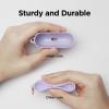 imageelago Liquid Silicone Case Compatible with AirPods Pro Case Cover  Keychain Included Triple Layer Protection Safeguard Design Supports Wireless Charging StoneLavender