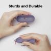 imageelago Liquid Silicone Case Compatible with AirPods Pro Case Cover  Keychain Included Triple Layer Protection Safeguard Design Supports Wireless Charging StoneLavender Grey