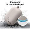 imageelago Liquid Silicone Case Compatible with AirPods Pro Case Cover  Keychain Included Triple Layer Protection Safeguard Design Supports Wireless Charging StoneStone