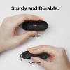 imageelago Liquid Silicone Case Compatible with AirPods Pro Case Cover  Keychain Included Triple Layer Protection Safeguard Design Supports Wireless Charging StoneBlack