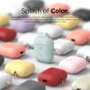 imageelago Silicone Case with Keychain Compatible with Apple AirPods 2 Wireless Charging Case Front LED Visible AntiSlip Coating Inside Premium Silicone BlackBaby Mint