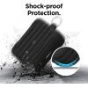 imageelago Suit Case Compatible with AirPods Pro Case Black  Premium Silicone Shock Absorbing Drop Protection Supports Wireless Charging Adhesive Tapes IncludedBlack