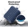 imageelago Suit Case Compatible with AirPods Pro Case Black  Premium Silicone Shock Absorbing Drop Protection Supports Wireless Charging Adhesive Tapes IncludedJean Indigo