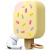 imageelago Ice Cream AirPods Pro Case with Keychain Designed for Apple AirPods Pro Case StrawberryVanilla