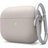 imageelago Liquid Silicone Case Compatible with AirPods Pro Case Cover  Keychain Included Triple Layer Protection Safeguard Design Supports Wireless Charging StoneStone