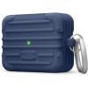 imageelago Suit Case Compatible with AirPods Pro Case Black  Premium Silicone Shock Absorbing Drop Protection Supports Wireless Charging Adhesive Tapes IncludedJean Indigo