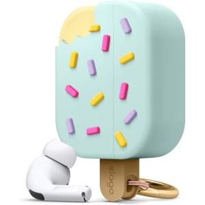 imageelago Ice Cream AirPods Pro Case with Keychain Designed for Apple AirPods Pro Case StrawberryMint