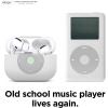 imageelago AW6 Case Compatible with AirPods Pro Case Cover Retro Classic Music Player Design Case Durable Silicone Classic Design Supports Wireless Charging US Patent Registered BlackWhite