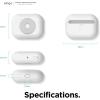 imageelago AW6 Case Compatible with AirPods Pro Case Cover Retro Classic Music Player Design Case Durable Silicone Classic Design Supports Wireless Charging US Patent Registered BlackWhite