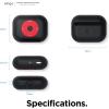 imageelago AW6 Case Compatible with AirPods Pro Case Cover Retro Classic Music Player Design Case Durable Silicone Classic Design Supports Wireless Charging US Patent Registered BlackBlack