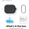 imageelago Armor Case Designed for Apple AirPods Pro Case Tough Drop Protection Shock Resistant Made from Durable Silicone US Patent Registered BlackBlack