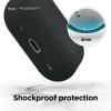 imageelago Compatible with AirPods Pro 2 Case 2022 Silicone Case with Keychain Front LED Visible Supports Wireless Charging LavenderBlack