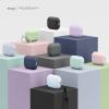 imageelago Compatible with AirPods Pro 2 Case 2022 Silicone Case with Keychain Front LED Visible Supports Wireless Charging LavenderBlack