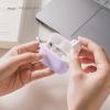 imageelago Compatible with AirPods Pro 2 Case 2022 Silicone Case with Keychain Front LED Visible Supports Wireless Charging LavenderLavender