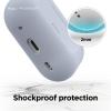 imageelago Compatible with AirPods Pro 2 Case 2022 Silicone Case with Keychain Front LED Visible Supports Wireless Charging LavenderLight Blue