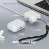 imageelago Compatible with AirPods Pro 2nd Generation Case 2022 Protective Silicone Case Compatible with Apple AirPods Pro 2 Front LED Visible Supports Wireless Charging Jean IndigoMidnight blue