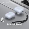 imageelago Compatible with AirPods Pro 2nd Generation Case 2022 Protective Silicone Case Compatible with Apple AirPods Pro 2 Front LED Visible Supports Wireless Charging Jean IndigoBright blue