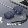 imageelago Compatible with AirPods Pro 2nd Generation Case 2022 Protective Silicone Case Compatible with Apple AirPods Pro 2 Front LED Visible Supports Wireless Charging Jean IndigoJean Indigo