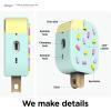 imageelago Ice Cream Case Compatible with AirPods Pro 2nd Generation Case Cover  Compatible with AirPods Pro 2 Case Karabiner Included Supports Wireless Charging Full Protection ChocolateMint Green