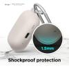 imageelago Liquid Hybrid Case Compatible with AirPods Pro 2nd Generation Case Cover  Compatible with AirPods Pro 2 Case Triple Layer Protection Keychain Included Dust Resistant Shockproof WhiteStone