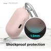 imageelago Liquid Hybrid Case Compatible with AirPods Pro 2nd Generation Case Cover  Compatible with AirPods Pro 2 Case Triple Layer Protection Keychain Included Dust Resistant Shockproof WhitePink