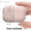 imageelago Liquid Hybrid Case Compatible with AirPods Pro 2nd Generation Case Cover  Compatible with AirPods Pro 2 Case Triple Layer Protection Keychain Included Dust Resistant Shockproof WhitePink