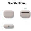 imageelago Liquid Silicone Case Compatible with AirPods Pro Case Cover  Triple Layer Protection Safeguard Design Supports Wireless Charging Visible LED Light MintStone