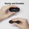 imageelago Liquid Silicone Case Compatible with AirPods Pro Case Cover  Triple Layer Protection Safeguard Design Supports Wireless Charging Visible LED Light MintBlack