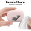 imageelago Liquid Silicone Case Compatible with AirPods Pro Case Cover  Triple Layer Protection Safeguard Design Supports Wireless Charging Visible LED Light MintPink