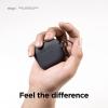 imageelago Silicone Case Compatible with AirPods 3rd Generation Case  Compatible with AirPods 3 Cover Carabiner Included Supports Wireless Charging Shock Resistant Full Protection Jean IndigoDark Grey