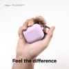 imageelago Silicone Case Compatible with AirPods 3rd Generation Case  Compatible with AirPods 3 Cover Carabiner Included Supports Wireless Charging Shock Resistant Full Protection Jean IndigoLavender