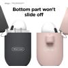 imageelago Silicone Case Compatible with AirPods 3rd Generation Case  Compatible with AirPods 3 Cover Carabiner Included Supports Wireless Charging Shock Resistant Full Protection Jean IndigoRose des Sables