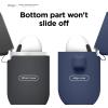 imageelago Silicone Case Compatible with AirPods 3rd Generation Case  Compatible with AirPods 3 Cover Carabiner Included Supports Wireless Charging Shock Resistant Full Protection Jean IndigoJean Indigo