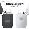 imageelago Silicone Case Compatible with AirPods 3rd Generation Case  Compatible with AirPods 3 Cover Carabiner Included Supports Wireless Charging Shock Resistant Full Protection Jean IndigoNightglow Blue