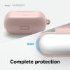imageelago Silicone Case Compatible with AirPods 3rd Generation Case  Compatible with AirPods 3 Cover Carabiner Included Supports Wireless Charging Shock Resistant Full Protection Jean IndigoRose des Sables