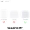 imageelago Silicone Case Compatible with AirPods 3rd Generation Case  Compatible with AirPods 3 Cover Carabiner Included Supports Wireless Charging Shock Resistant Full Protection Jean Indigomint green