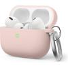 imageelago Liquid Hybrid Case Compatible with AirPods Pro 2nd Generation Case Cover  Compatible with AirPods Pro 2 Case Triple Layer Protection Keychain Included Dust Resistant Shockproof WhitePink